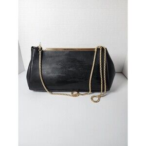 The Drop 11" × 6" Black Purse